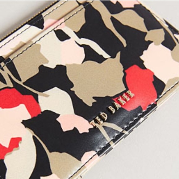 Ted Baker Felixxa Retro Flood Zip Card Holder Small Wallet - Picture 4 of 7